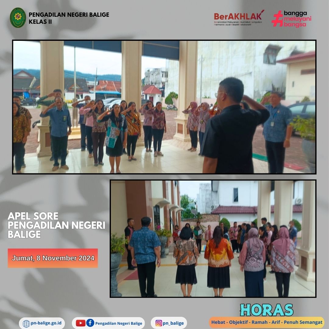 KEGIATAN APEL SORE